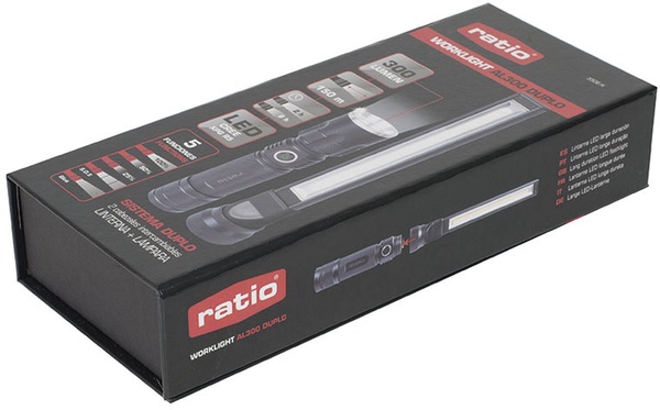 Linterna Led 2 en 1 Ratio WorkLight AL300 Duplo